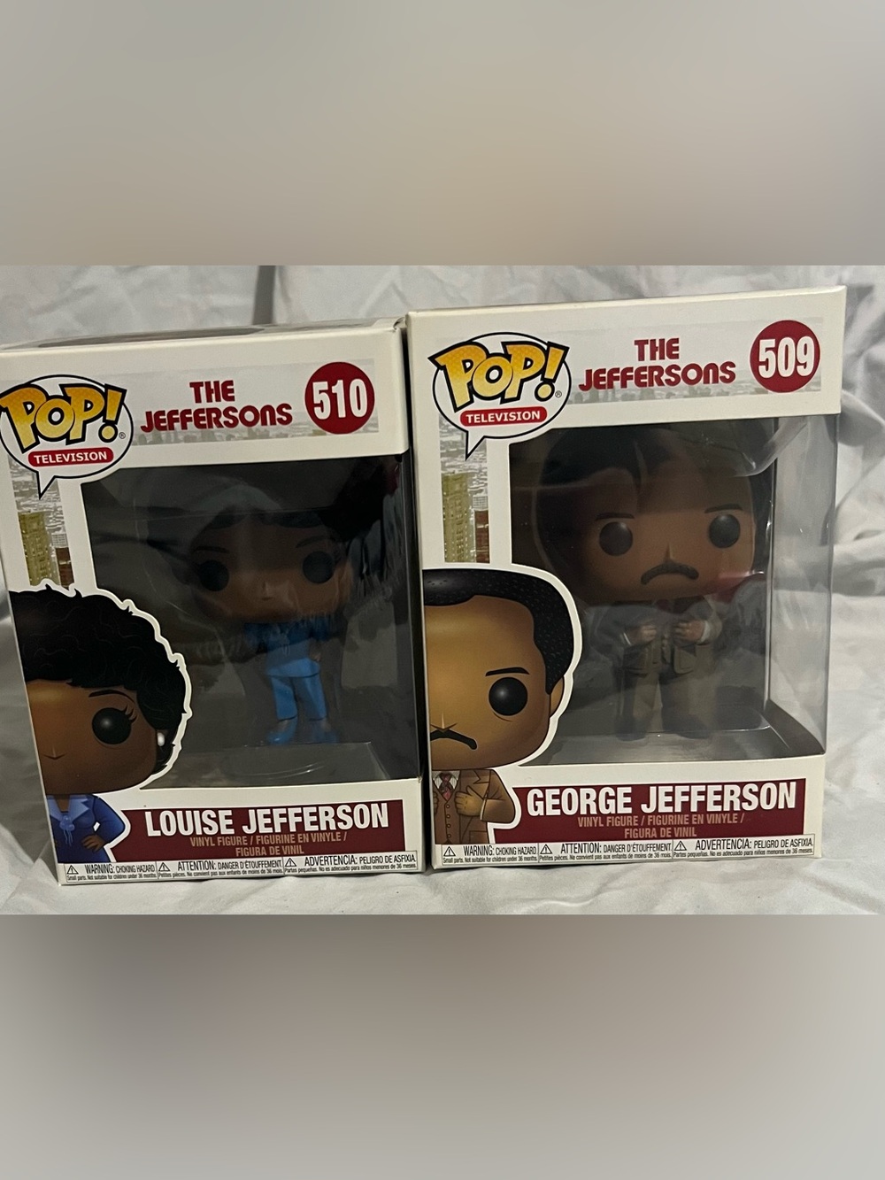 Funko Pop! The Jeffersons Louise & George Jefferson Vinyl Figures (Set)